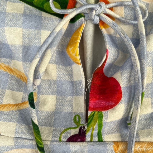 NWT Lisa Says Gah Picnic Alfresco Gingham Alexa Shirtdress XS - Picture 13 of 13